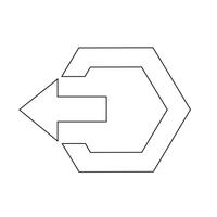 Logout-ikonen vektor