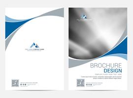 Broschüre Layoutvorlage, Cover-Design-Hintergrund vektor