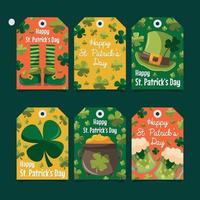 st patrick's day shamrock taggar vektor