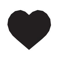 Hjärta ikon vektor illustration