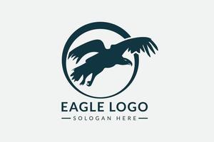 eagle logotyp siluett, eagle ikon vektor