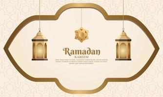 Ramadan Kareem und islamischer Hintergrund vektor