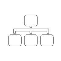 Enkel diagram grafik ikon vektor illustration