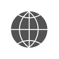 globale Symbolzeichen-Vektorvorlage vektor