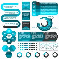 Färgglada företagsinfographics vektor