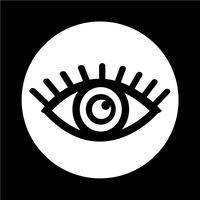 Sign of Eye-ikonen vektor