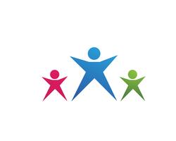 Führung Erfolg Menschen Gesundheit Leben Logo Vorlage Symbole vektor