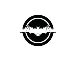 Bat-logotyp och symbolmall vektor