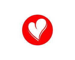 Kärlek Logo och symboler Vector Template icons app