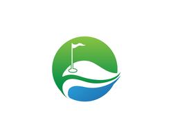Golfklubb ikoner symboler och logotyper vektorbilder vektor