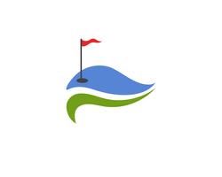 Golfklubb ikoner symboler och logotyper vektorbilder vektor