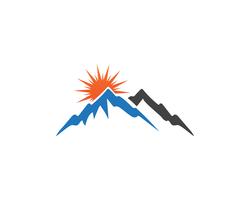 Mountain Logo Business Mall vektor