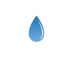 Wassertropfen Logo Template Vektor