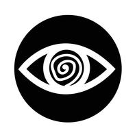 Sign of Eye-ikonen vektor