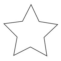 Sternsymbol Vektor-Illustration vektor