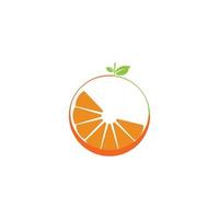 Orange Logo Design Vektor Icon Illustration Design