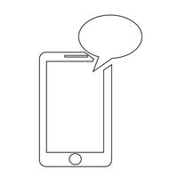 Smartphone-Symbol Vektor-Illustration vektor