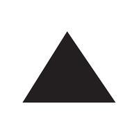 Triangel ikon Vektor illustration
