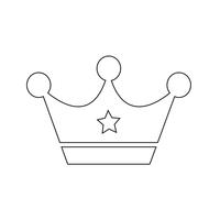 Crown ikon vektor illustration