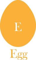 Lebensmittelserienvektor, Vektor von Eiern. ideal für ikonen, symbole oder zeichen