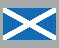 Skottlands flagga nationella Europa emblem symbol ikon vektor illustration abstrakt designelement