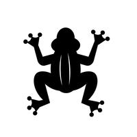 Frosch-Symbol Vektor
