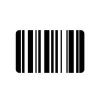 Barcode-Symbol Vektor