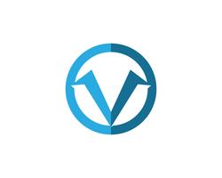 V Logo Business Logo und Symbole Vorlage vektor