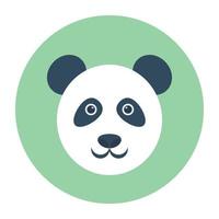 trendige Panda-Konzepte vektor