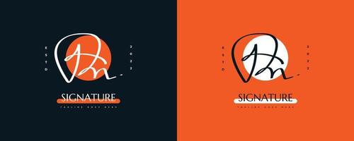 initial d- och n-logotypdesign med elegant och minimalistisk handstil. dn signaturlogotyp eller symbol för bröllop, mode, smycken, boutique och affärsidentitet vektor
