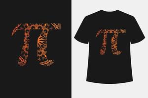 Pi-Tag-T-Shirt-Design vektor