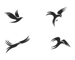 Bird Logo Mall vektor illustration