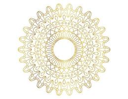 Mandala-Kunst mit goldenem Farbverlauf, Design, Hintergrund, vektor