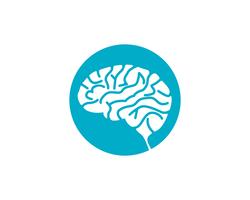 Gehirn Logo Template und Symbole Symbole App vektor