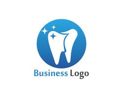 Zahnpflege-Logo und Symbolvektorschablone vektor