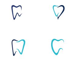 Zahnmedizinische Logo Schablonen-Vektorillustration vektor