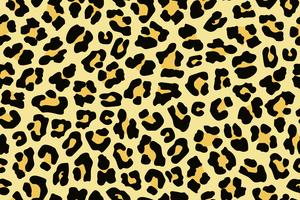 Nahtloser Hintergrund der Leopardhaut auf Vektorgrafik. vektor