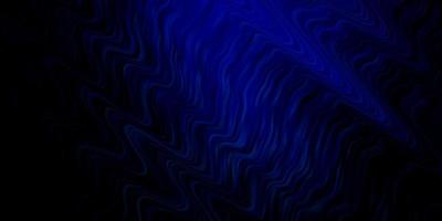 mörkrosa, blå vektorbakgrund med böjda linjer. vektor