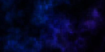 dunkelrosa, blauer Vektorhintergrund im polygonalen Stil. vektor