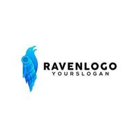 raven färgglada logotyp design vektor