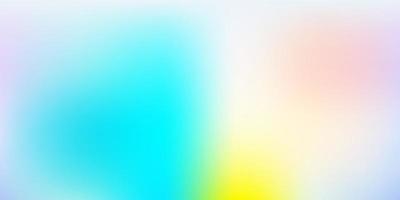 ljusblå, gul vektor abstrakt oskärpa bakgrund.