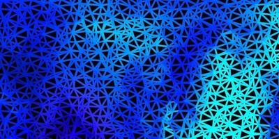 abstrakte Dreiecksschablone des dunkelblauen Vektors. vektor