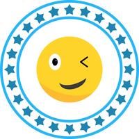 Vektor Wink Emoji Icon