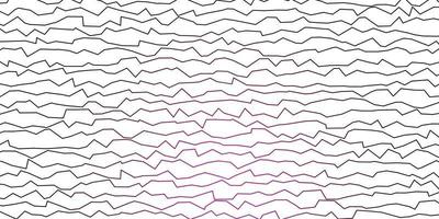 dunkelrosa Vektormuster mit Kurven. vektor