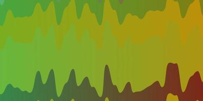 leichtes mehrfarbiges Vektormuster mit Kurven. vektor