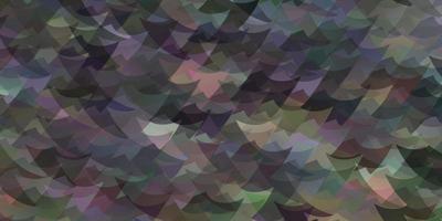 ljus flerfärgad vektorbakgrund med trianglar. vektor