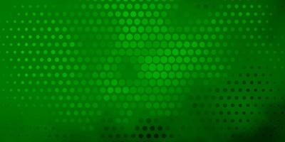 ljusgrön vektorbakgrund med prickar. vektor