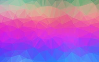 helles mehrfarbiges, regenbogenfarbenes Low-Poly-Cover. vektor