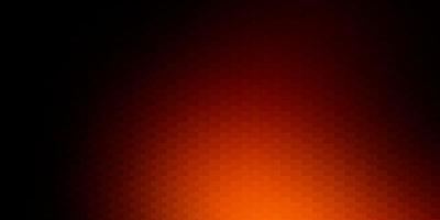 mörk orange vektor bakgrund med rektanglar.