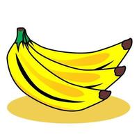 Bananen-Symbol hochauflösender kostenloser Vektor